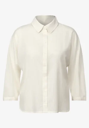 Alternative view of Blouse met gestreepte textuur