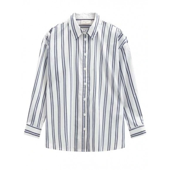 FreeQuent - Blauw | Dames | Blouse | Blauw | M | regular | Kamst mode