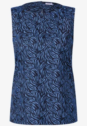 Alternative view of Blousetop met minimale print