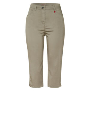 Toni | Relaxed - Groen | Dames | Broek | Groen | 48 | regular | Kamst mode