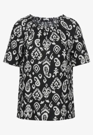 Alternative view of Carmen blouse met print