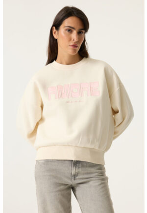 Garcia - Wit | unisex | Trui | Wit | XXL | regular | Kamst mode