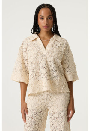 Garcia - Wit | unisex | Top | Wit | XXL | regular | Kamst mode