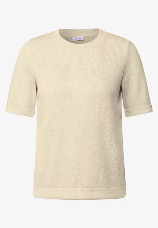 Gebreid glitter Shirt - Afbeelding 2