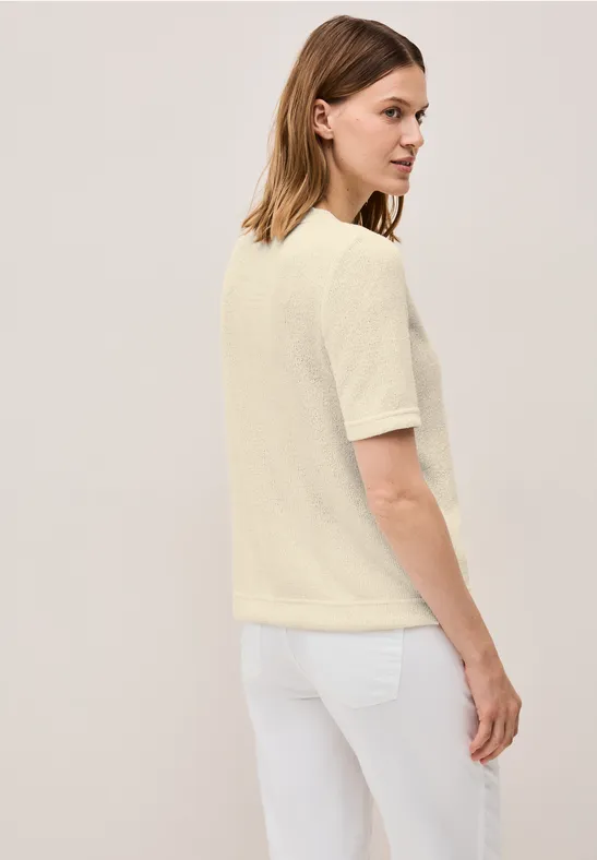 Gebreid glitter Shirt - Afbeelding 3