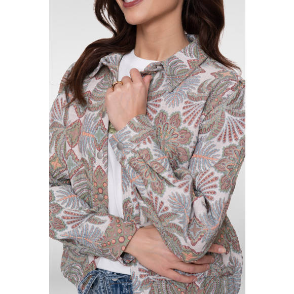 Geisha - Beige | unisex | Jasje | Beige | XXL | regular | Kamst mode