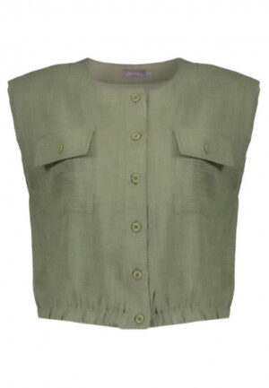 Geisha - Groen | unisex | Blouse | Groen | 3XL | regular | Kamst mode