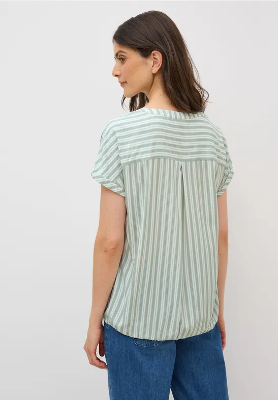 Gestreept blouse shirt - Afbeelding 3