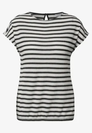 Alternative view of Gestreept jacquard shirt