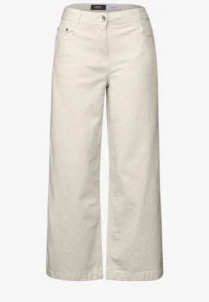Alternative view of Gestreepte broek Wide Legs