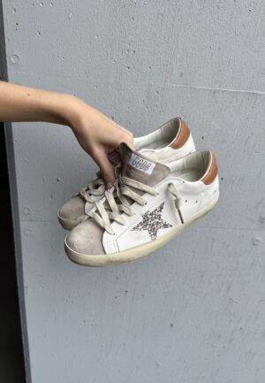 Golden Goose sneakers Superstar GWF00101.F008719.12524 white/beige/cinder/leather brown