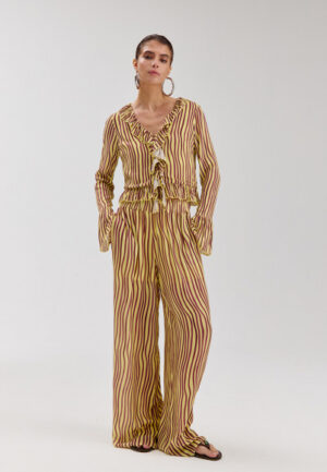 Harper & Yve - Paars | Dames | Broek | Paars | S | regular | Kamst mode