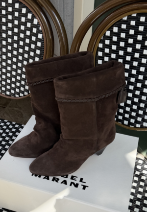 Isabel Marant laarzen Dalby-Gz BO0188FB-C1A20S chocolate