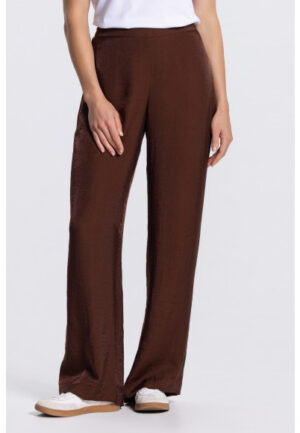 Jansen Amsterdam - Bruin | Dames | Broek | Bruin | 46 | regular | Kamst mode
