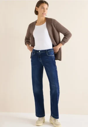 Jeans met gallonstrepen