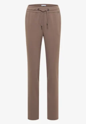Alternative view of Mid Waist Slim Leg Hose met middelhoge taille en smalle pijpen in casual pasvorm