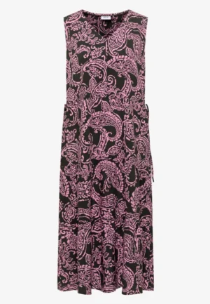 Alternative view of Midijurk met V-hals en print