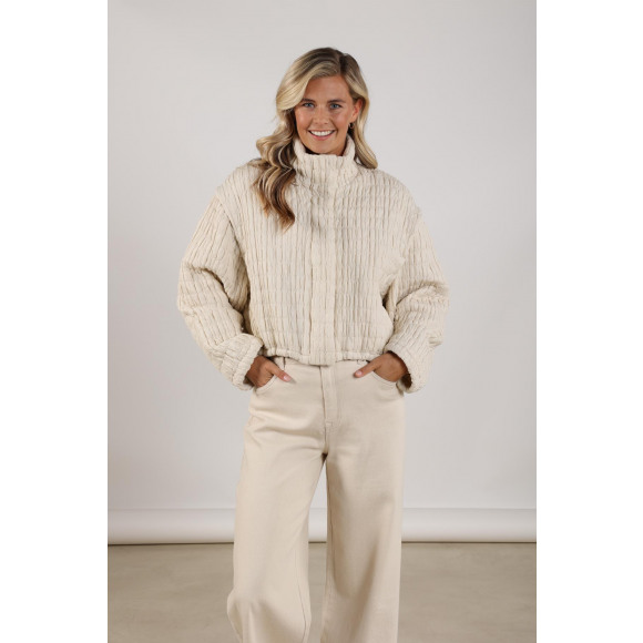 Nukus - Wit | Dames | Jas | Wit | XXL | regular | Kamst mode