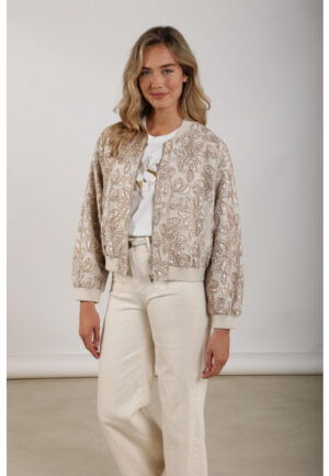 Nukus - Beige | Dames | Jasje | Beige | S | regular | Kamst mode