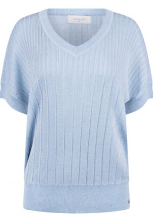 Nukus - Blauw | Dames | Top | Blauw | S | regular | Kamst mode