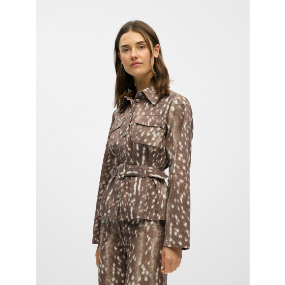 Object - Bruin | Dames | Jas | Bruin | 44 | regular | Kamst mode