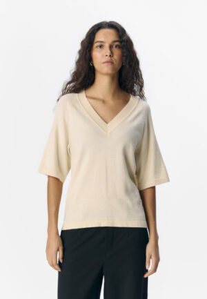 Object - Beige | Dames | Trui | Beige | M | regular | Kamst mode
