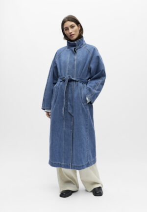 Object - Blauw | Dames | Jas | Blauw | 36 | regular | Kamst mode