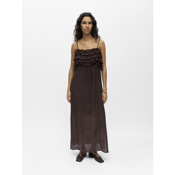 Object - Bruin | Dames | Jurk | Bruin | 42 | regular | Kamst mode