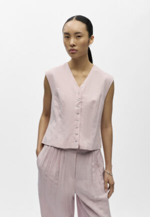 Object - Paars | Dames | Gilet | Paars | 44 | regular | Kamst mode