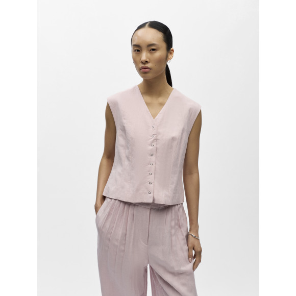 Object - Paars | Dames | Gilet | Paars | 34 | regular | Kamst mode