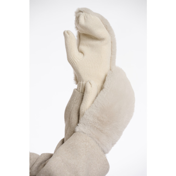 Rino & Pelle - Wit | unisex | Muts | Wit | One Size | regular | Kamst mode