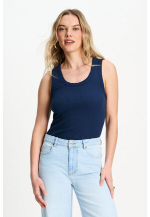 Pom Amsterdam - Blauw | Dames | Top | Blauw | 42 | regular | Kamst mode