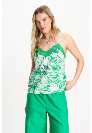 Pom Amsterdam - Groen | Dames | Top | Groen | 42 | regular | Kamst mode