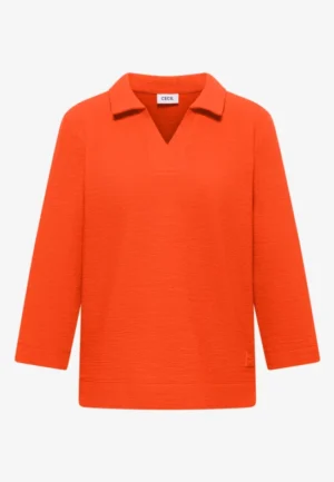 Alternative view of Poloshirt met structuur