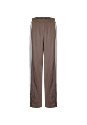 Poools - Bruin | Dames | Broek | Bruin | 42 | regular | Kamst mode