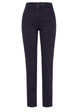 Toni | Relaxed - Blauw | Dames | Broek | Blauw | 44 | regular | Kamst mode