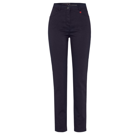 Toni | Relaxed - Blauw | Dames | Broek | Blauw | 44 | regular | Kamst mode