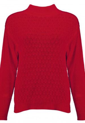 Bloomings - Rood | Dames | Trui | Rood | 3XL | regular | Kamst mode