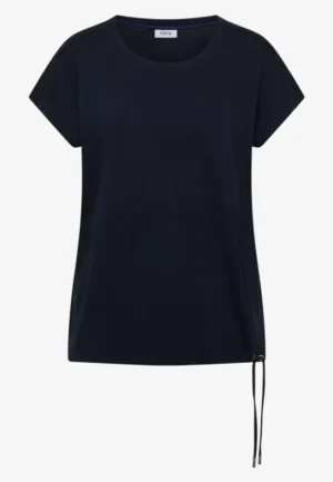 Alternative view of Shirt met afhangende schouders en uitgesneden detail