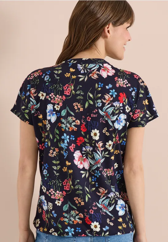 Shirt met gespleten hals en knoopdetails - Afbeelding 3