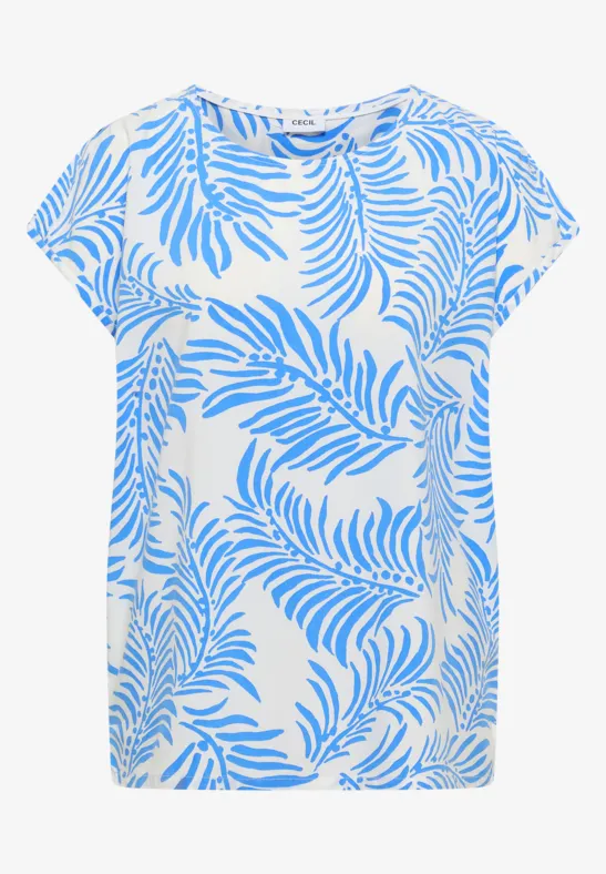 Shirt met hangende schouder en print - Afbeelding 2