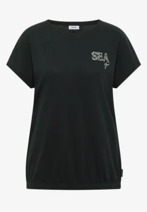 Alternative view of Shirt met ronde hals en borduursel
