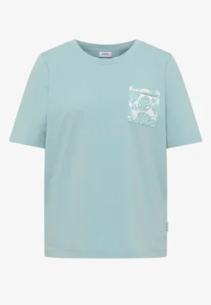 Alternative view of Shirt met ronde hals en borstzak