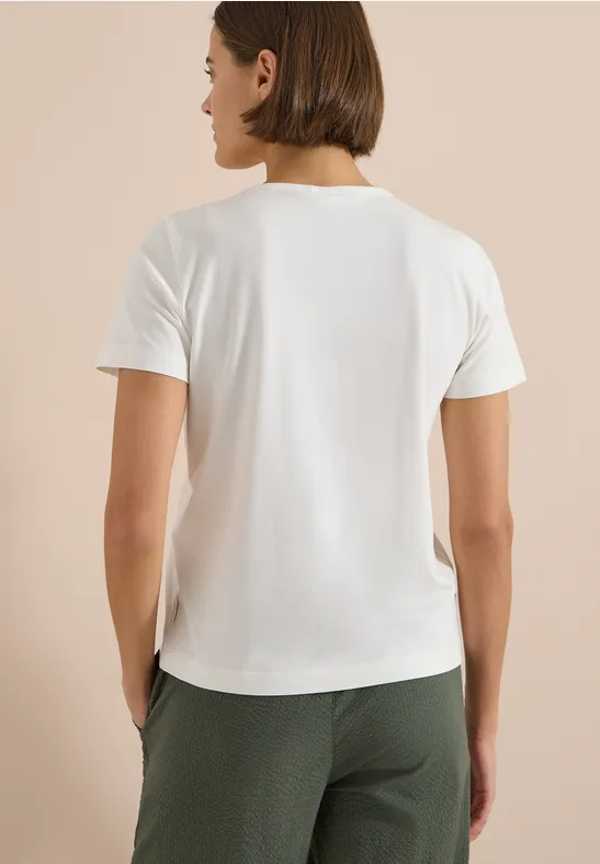 Shirt met ronde hals en glitteropdruk - Afbeelding 3