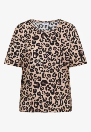 Alternative view of Shirt met ronde hals en leopatroon