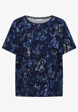 Alternative view of Shirt met ronde hals en opdruk