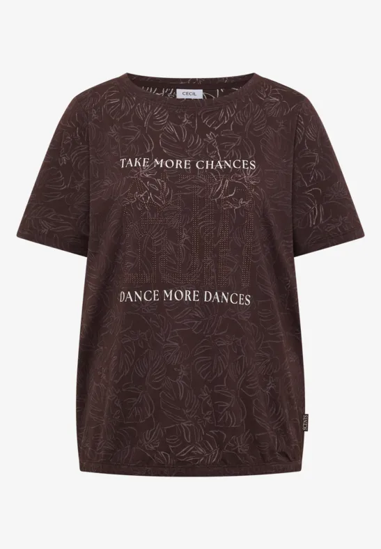 Shirt met uitgebleekt effect