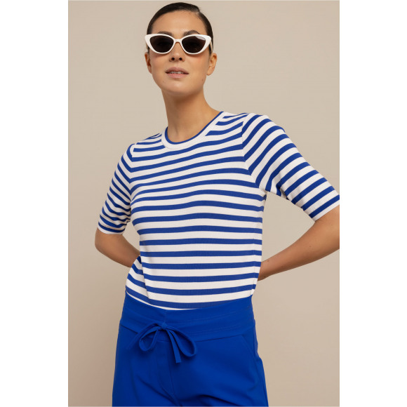 Studio Anneloes - Blauw | Dames | Top | Blauw | XL | regular | Kamst mode