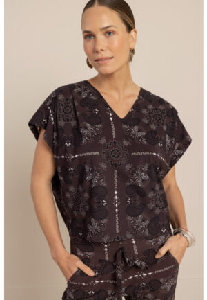 Studio Anneloes - Bruin | Dames | Top | Bruin | XL | regular | Kamst mode