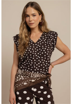 Studio Anneloes - Bruin | Dames | Top | Bruin | XL | regular | Kamst mode